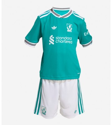 Liverpool Florian Wirtz #7 Tredjetrøje Børn 2025-26 Kortærmet (+ Korte bukser)